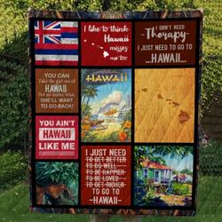 Hawaii Cl14100252Mdq Quilt Blanket and Home Decor