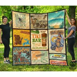 Hawaii Culture Vintage Premium Quilt  Ah J2  Quilt and Home Decor