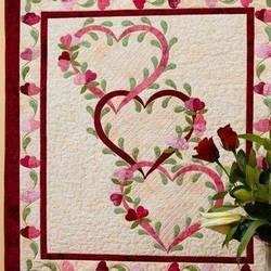 Heart Clm1910054Q Quilt Blanket and Home Decor