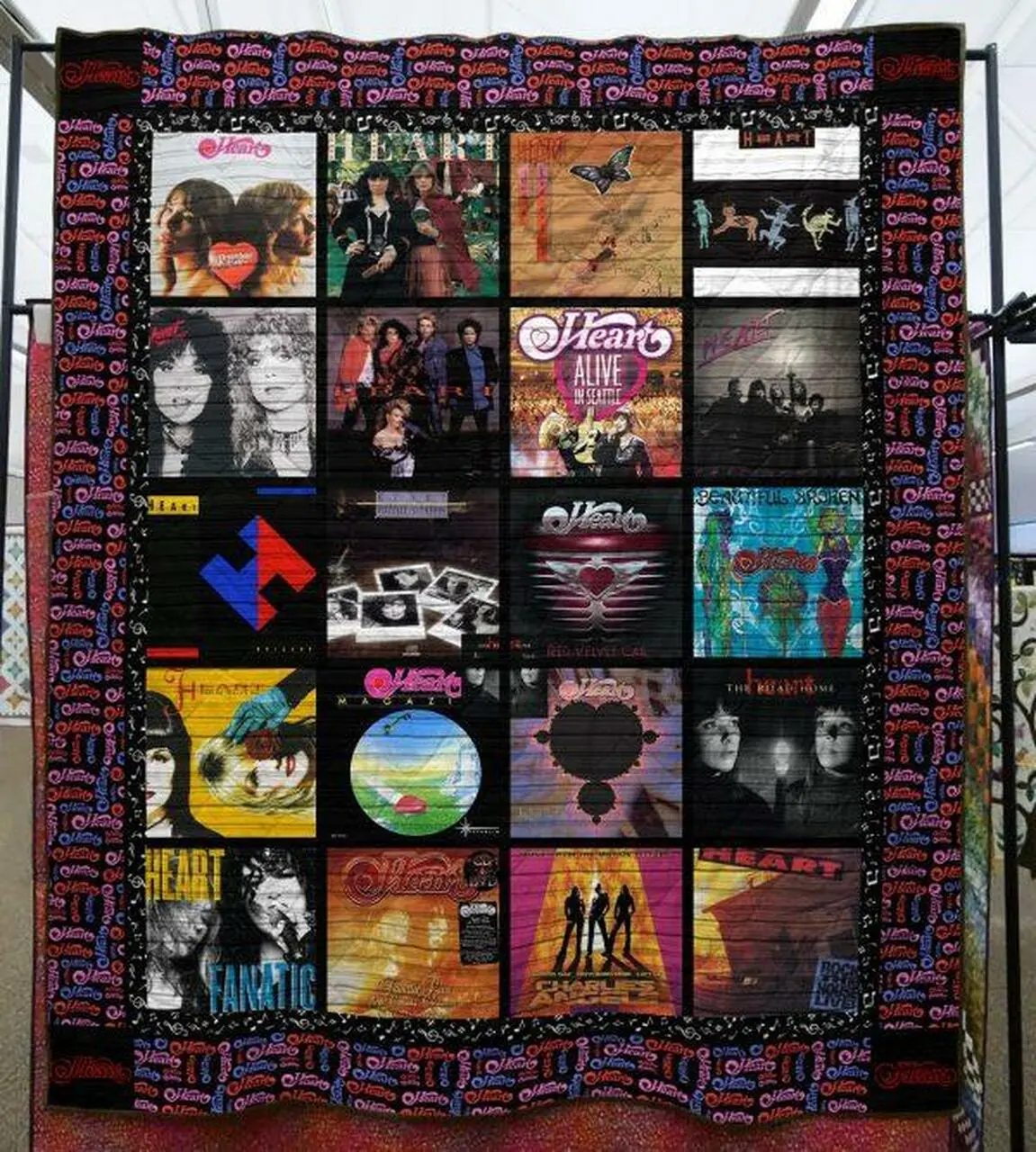 Heart Memories Quilt Blanket Kl30 Quilt and Home Decor