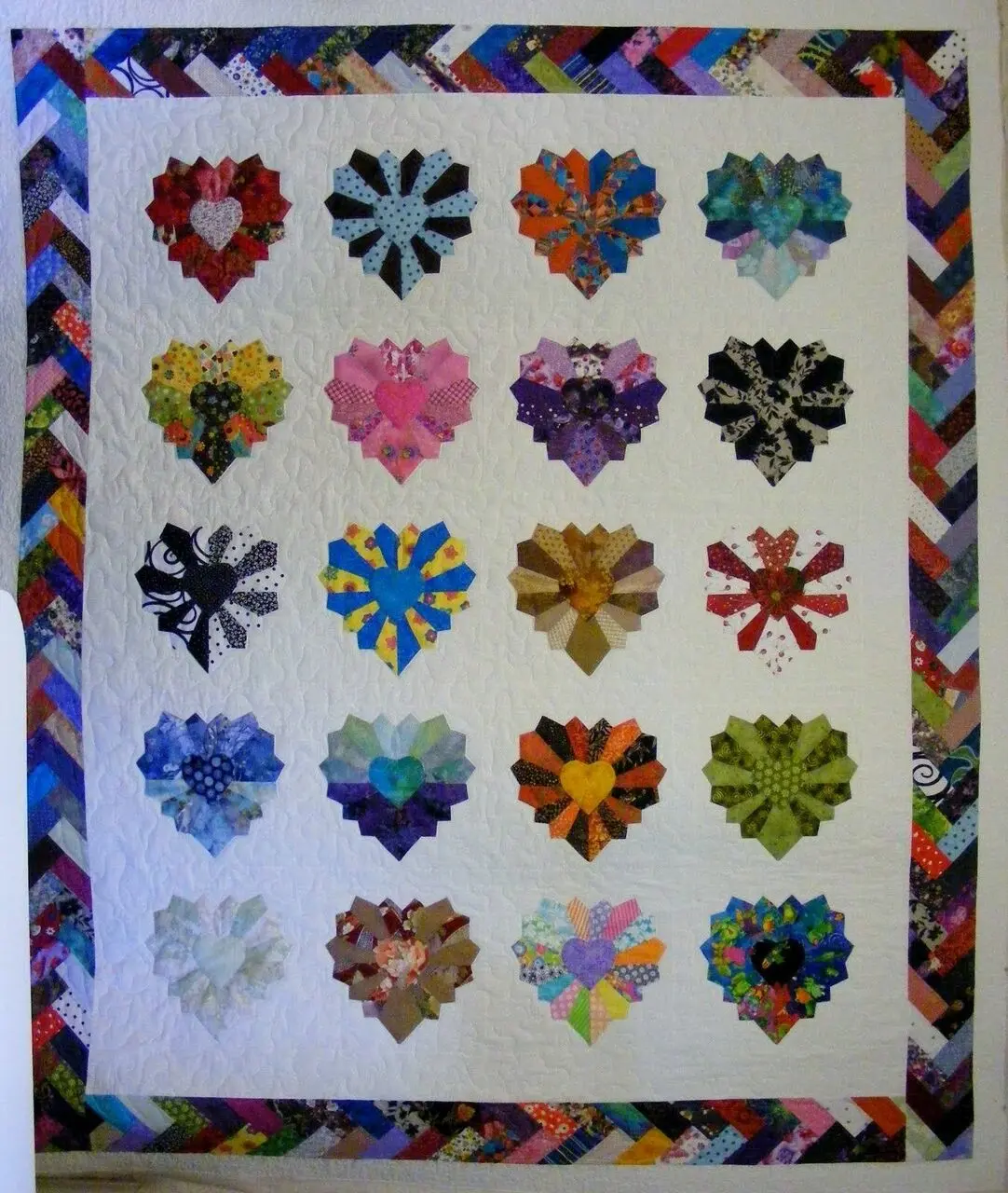 Heart Quilt Blanket Dhc3101103Lt and Home Decor