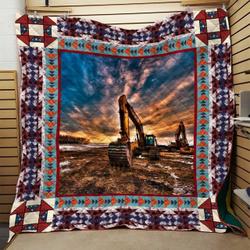 Heavy Equipment Operator Quilt Blanket Dhc0910758Vt and Home Decor