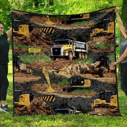 Heavy Equipment Quilt 01682 Quilt  Quilt and Home Decor