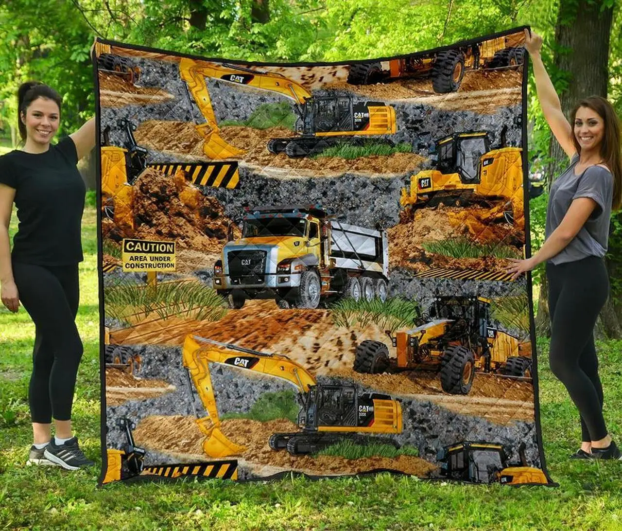 Heavy Equipment Quilt 01683 Quilt Quilt and Home Decor