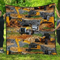 Heavy Equipment Quilt 01683 Quilt  Quilt and Home Decor