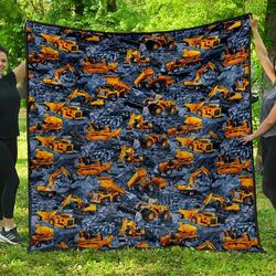 Heavy Equipment Quilt  01996  Quilt and Home Decor