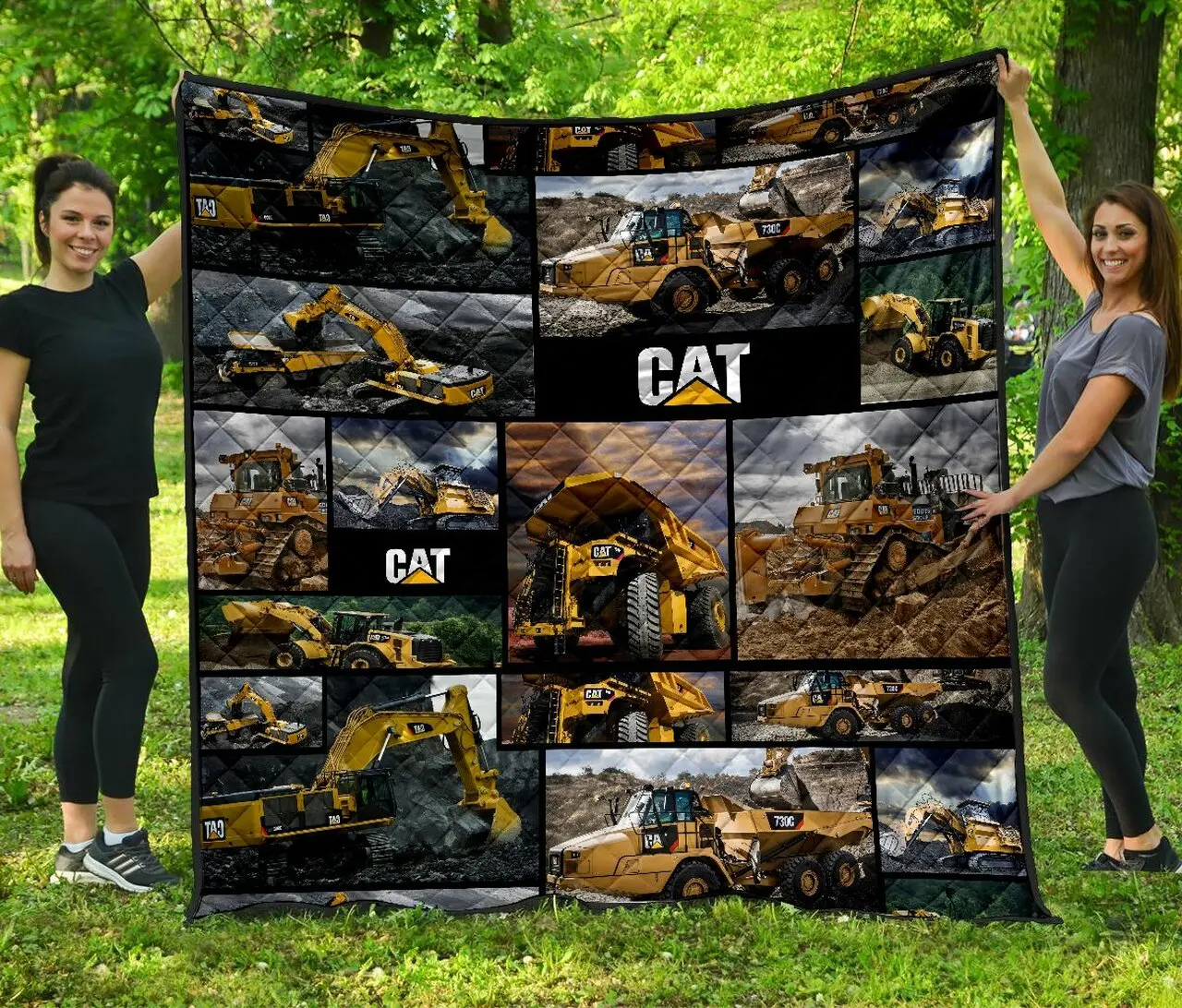 Heavy Equipment Quilt 02071 Quilt and Home Decor