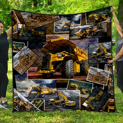 Heavy Equipment Quilt  02348  Quilt and Home Decor
