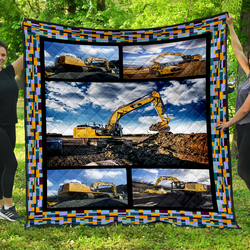 Heavy Equipment Quilt  02396  Quilt and Home Decor