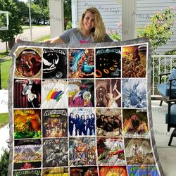 Helloween Albums Cover Poster Quilt 2 and Home Decor