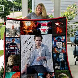 Henry Cavill Quilt Blanket 01 and Home Decor