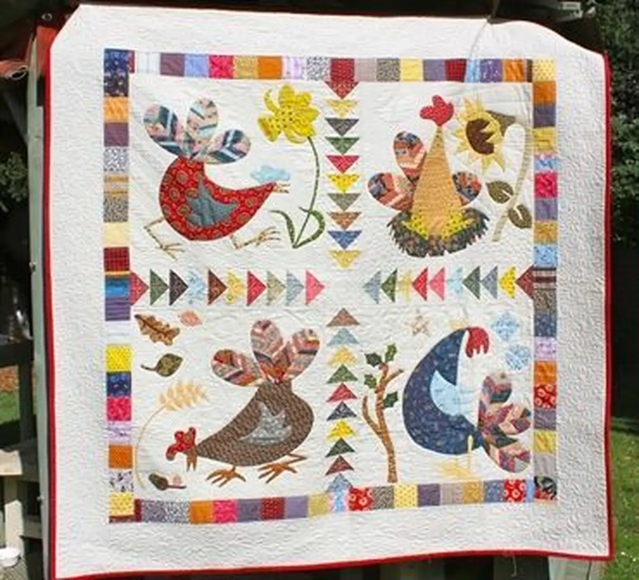 Hens CLA1410314Q Quilt Blanket and Home Decor