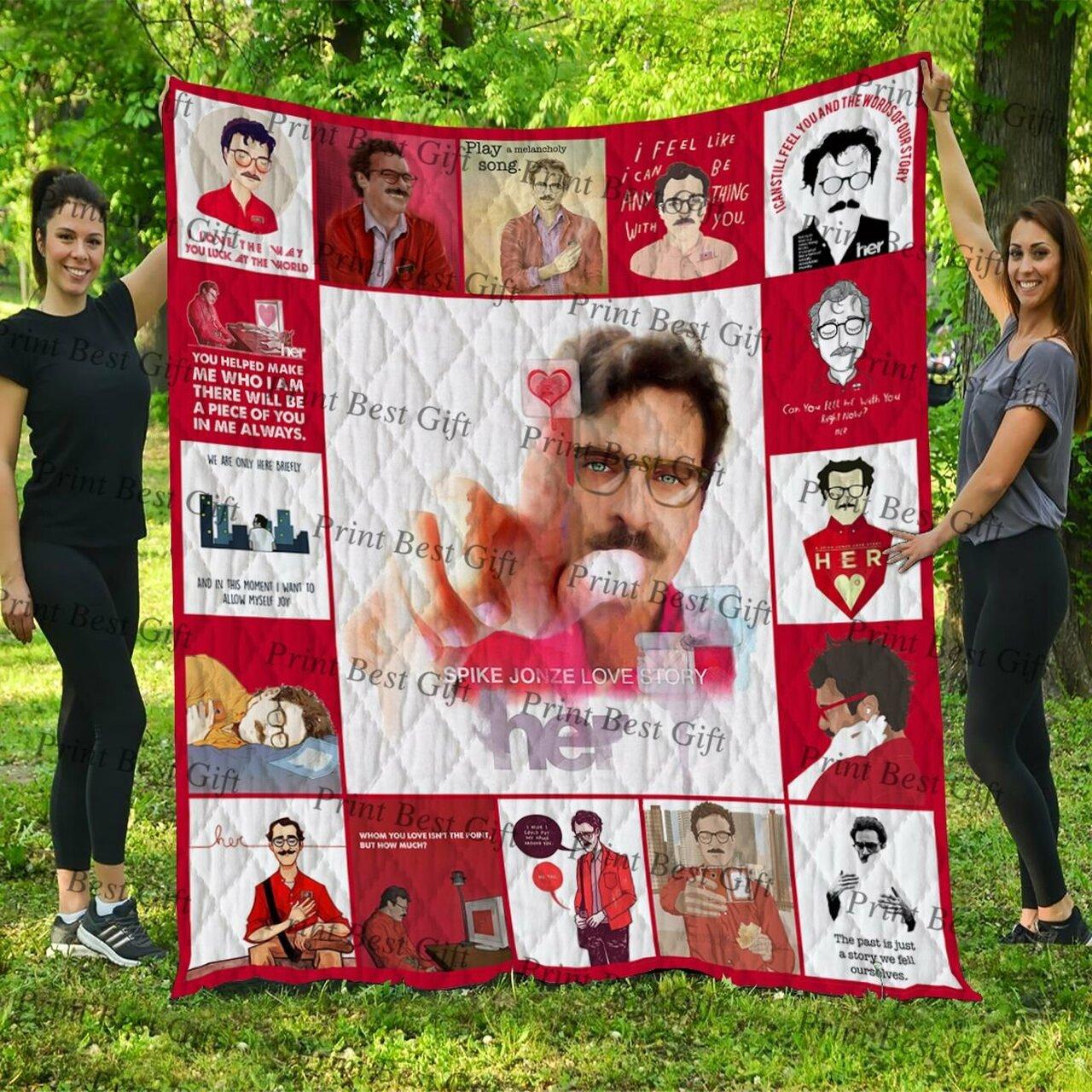 Her 2013 Poster Quilt Blanket and Home Decor