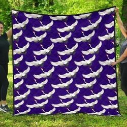 Heron Cl12100356Mdq Quilt Blanket and Home Decor