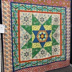 Hexagon Star Hur Quilt gi and Home Decor