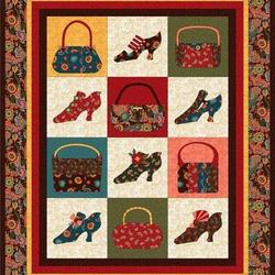 Highheels And Handbag Cla1010327Q Quilt Blanket and Home Decor