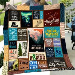 Hiking Art Quilt and Home Decor