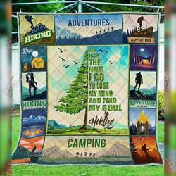 Hiking Into The Forest Ttl191 Quilt  Quilt and Home Decor