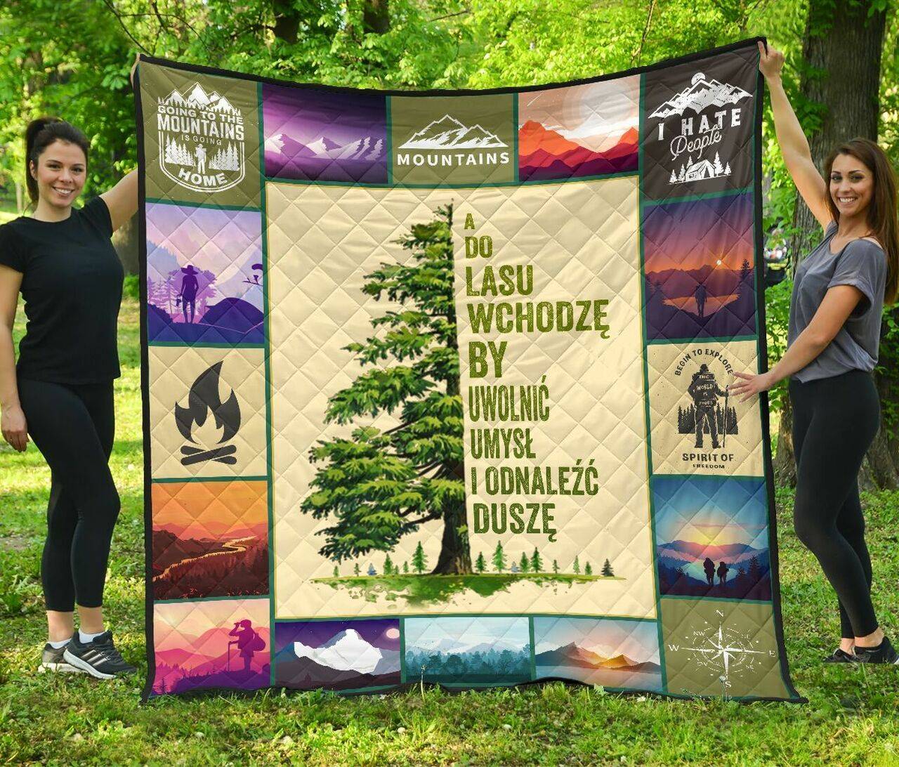 Hiking Polish Quilt Blanket Dhc170120674Td and Home Decor