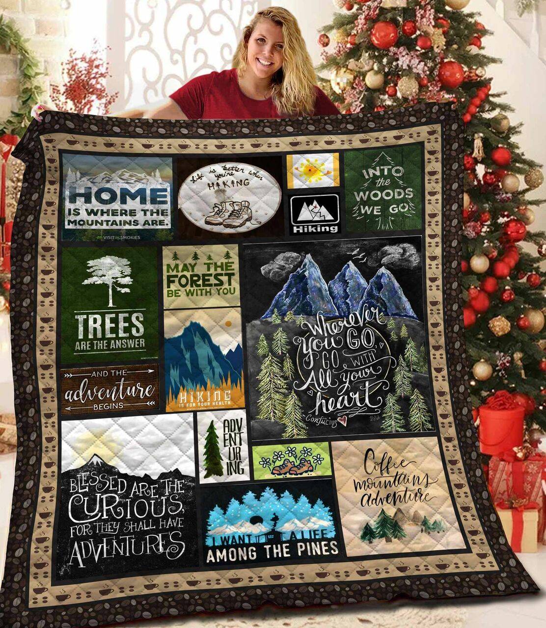 Hiking Quilt Blanket BBB271110 and Home Decor
