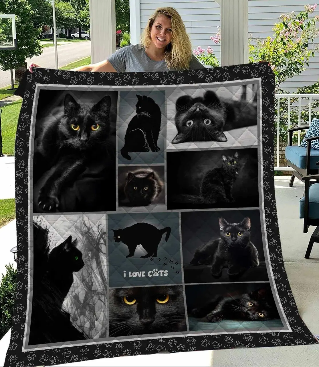 Hippie Ar Ar Ar Awesome U Quilt Cl and Home Decor