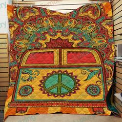 Hippie Bus Quilt and Home Decor