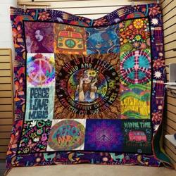 Hippie Cl22100246Mdq Quilt Blanket and Home Decor