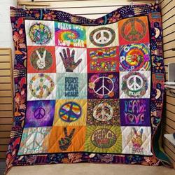 Hippie Cla1610589Q Quilt Blanket and Home Decor