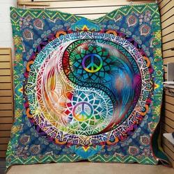 Hippie Cla1610594Q Quilt Blanket and Home Decor
