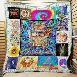 Hippie Clh091067Q Quilt Blanket and Home Decor
