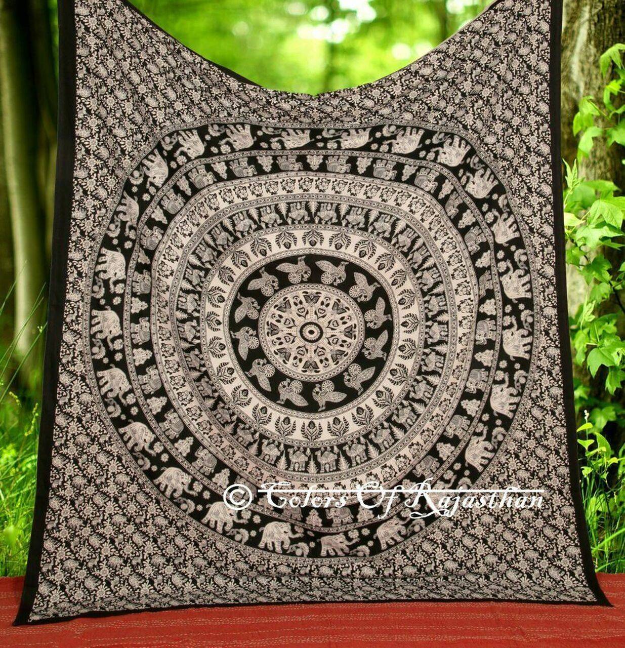 Hippie Elephant Hur Quilt fr and Home Decor