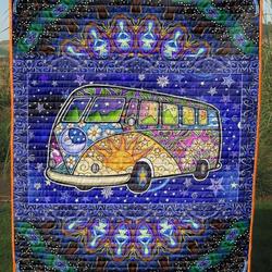 Hippie For Life Ah Quilt Derqkl and Home Decor