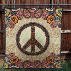 Hippie Mandala Ah Quilt Derqhd and Home Decor