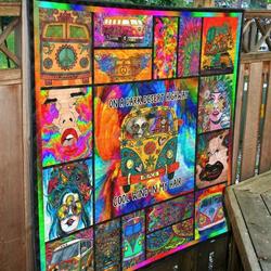 Hippie Na070802C Tbg Quilt Blanket and Home Decor