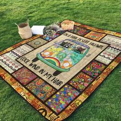 Hippie Ng110704B Tbg Quilt Blanket and Home Decor