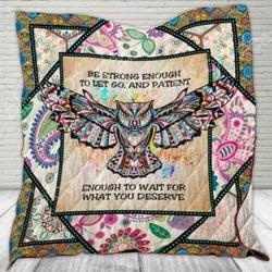 Hippie Owl Cl280653 Quilt Blanket and Home Decor