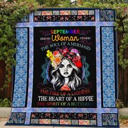 Hippie Pattern Quilt Blanket Dhc1501799Vt and Home Decor