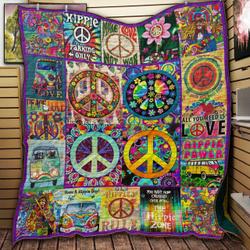 Hippie Peace So Special Jur Quilt Blanket Dhc09121913Dd and Home Decor