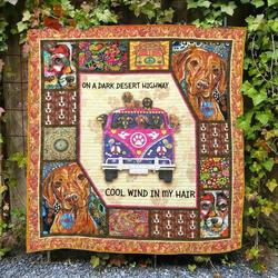 Hippie Qh270701C Tbg Quilt Blanket and Home Decor