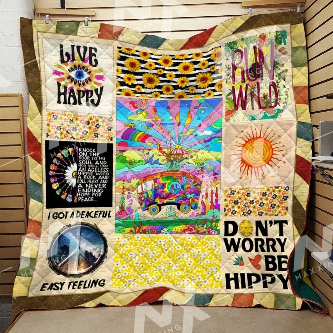 Hippie Quilt Blanket Dhc0910409Vt and Home Decor