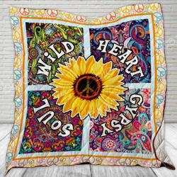 Hippie Soul Cl22100254Mdq Quilt Blanket and Home Decor