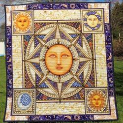 Hippie Sun Tu030704A Quilt Blanket and Home Decor