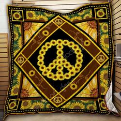 Hippie Sunflower Ah Quilt Derquk and Home Decor