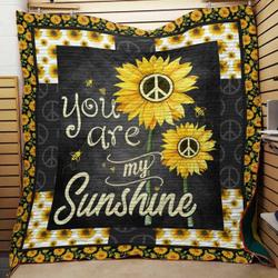 Hippie Sunflower Cla1610666Q Quilt Blanket and Home Decor
