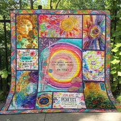 Hippie Tu190705A Tbg Quilt Blanket and Home Decor