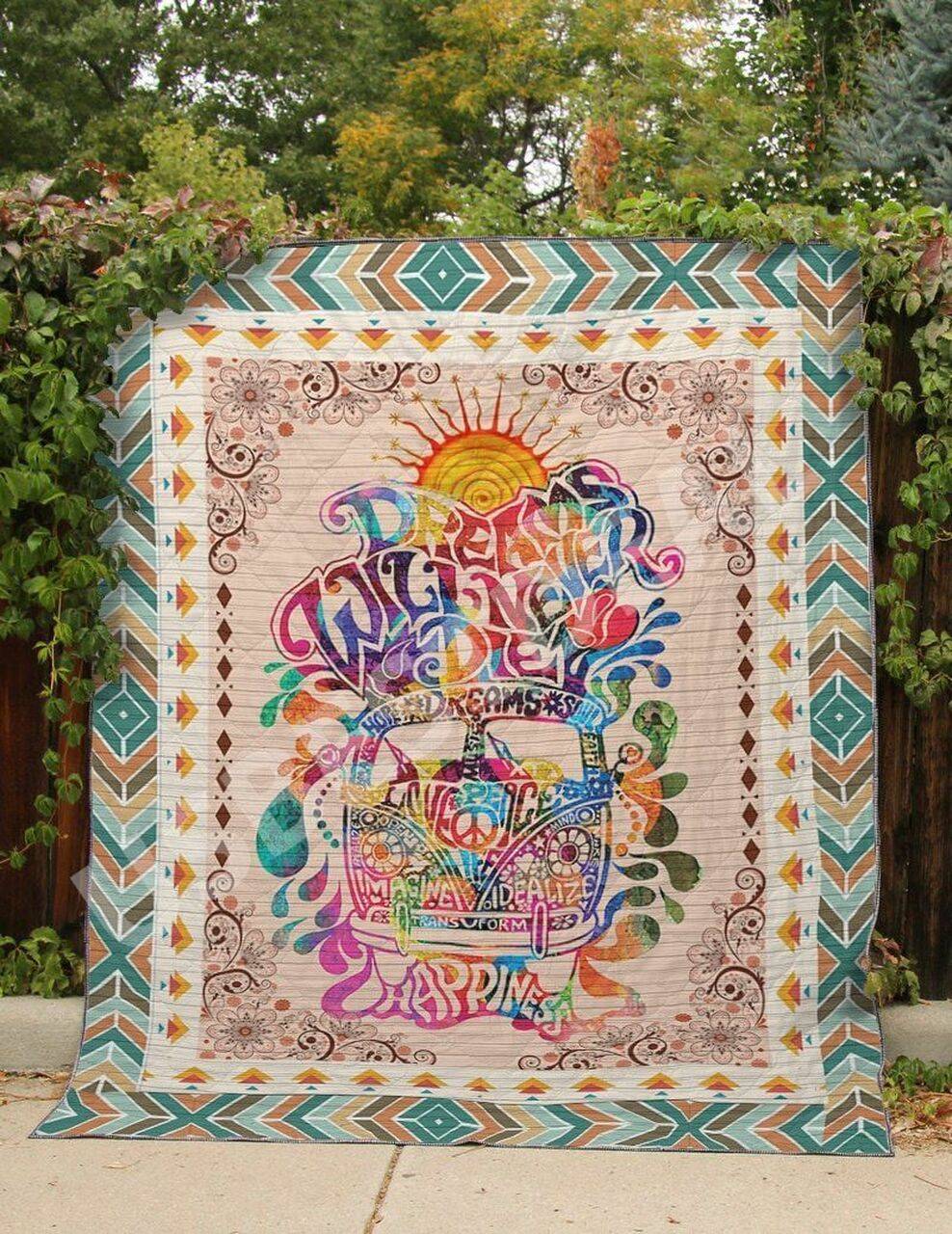 Hippie Vcb Quilt Derqdm and Home Decor