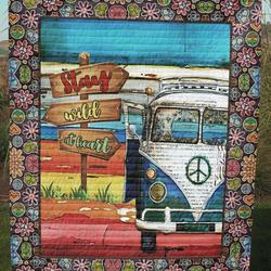 Hippie Vcb Quilt Derqwa and Home Decor