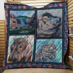 Hippo Quilt V2 and Home Decor