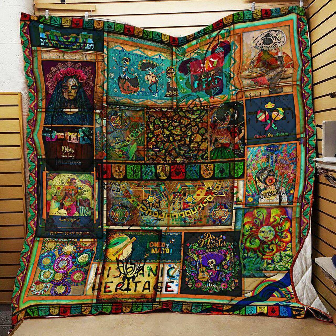 Hispanic Heritage Quilt M0608-9 Quilt and Home Decor