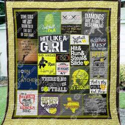 Hit Run Steal Slide Quilt Blanket Qq26  Quilt and Home Decor